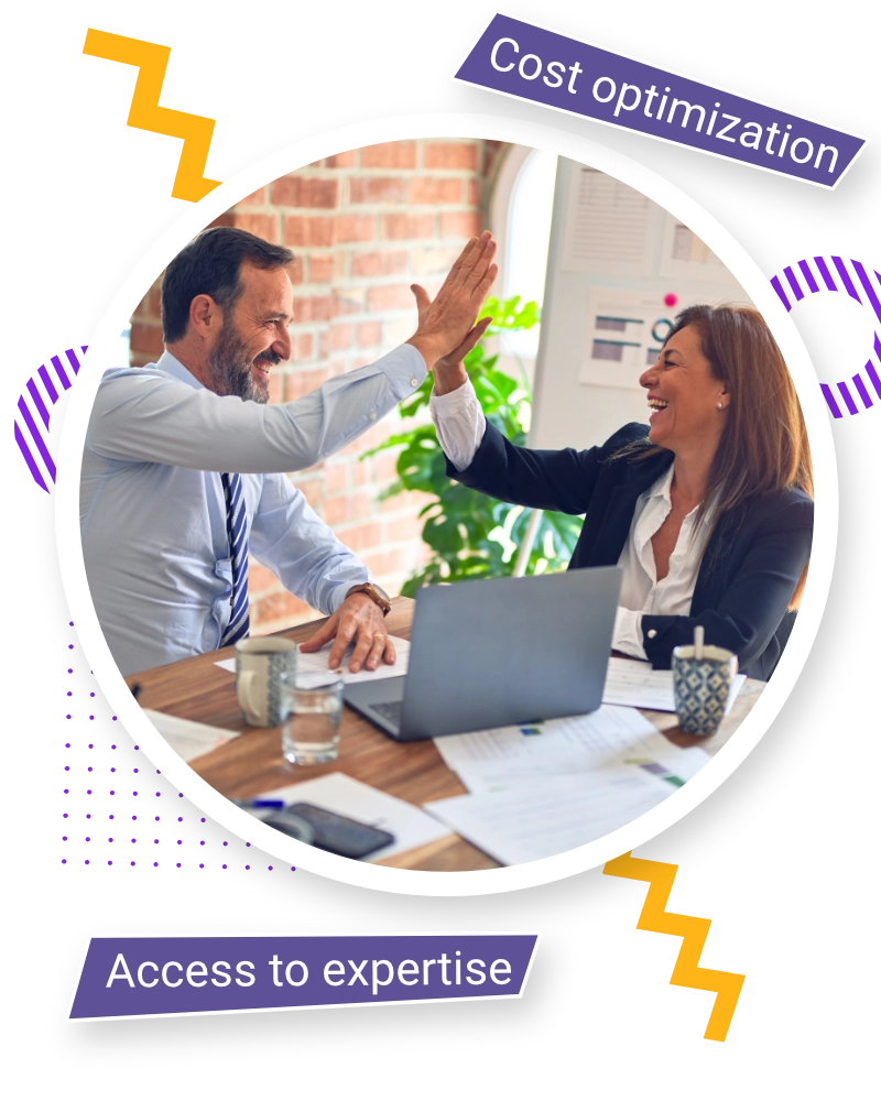 A flexible solution for startups, medium-sized businesses, large corporations, and companies with limited IT staff.